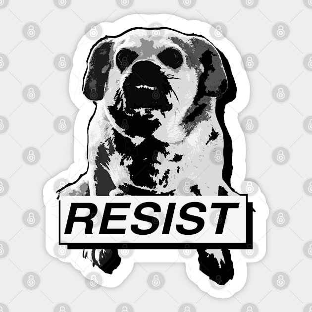 RESIST Sticker by threeonethree